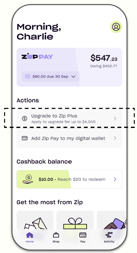 How do I upgrade to Zip Plus? – Help Centre